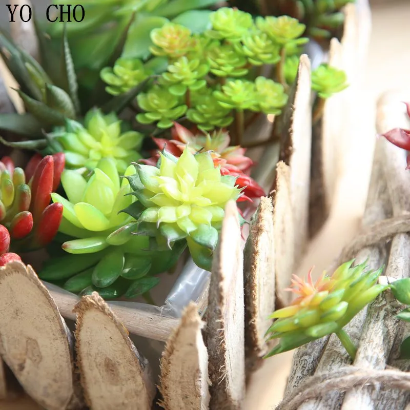 YO CHO Green Artificial Succulents Plants for Home Garden Decoration Wedding Plants Wall Flower Arrangement Bonsai Fake Plants
YO CHO Green Artificial Succulents Plants for Home Garden Decoration Wedding Plants Wall Flower Arrangement Bonsai Fake Plants