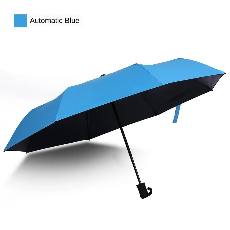 Fully automatic three-fold umbrella anti-ultraviolet sunscreen women umbrella windproof reinforced umbrella strong umbrella 
Fully automatic three-fold umbrella anti-ultraviolet sunscreen women umbrella windproof reinforced umbrella strong umbrella
