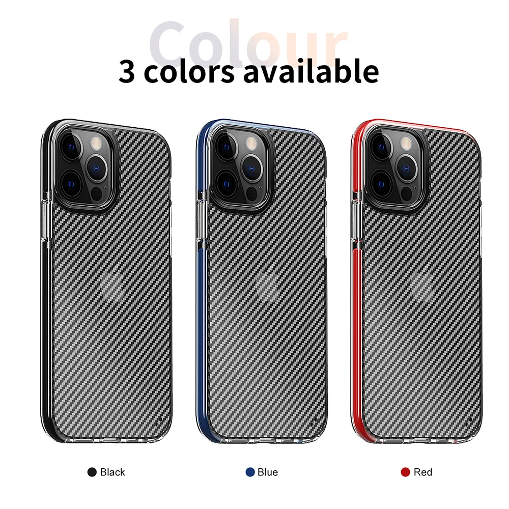 Luxury Carbon Fiber Transparent Anti-fall Phone Case for IPhone 12 Pro Max 12Pro 11 Pro Max Shockproof Cover Coque Funda Cases
Luxury Carbon Fiber Transparent Anti-fall Phone Case for IPhone 12 Pro Max 12Pro 11 Pro Max Shockproof Cover Coque Funda Cases