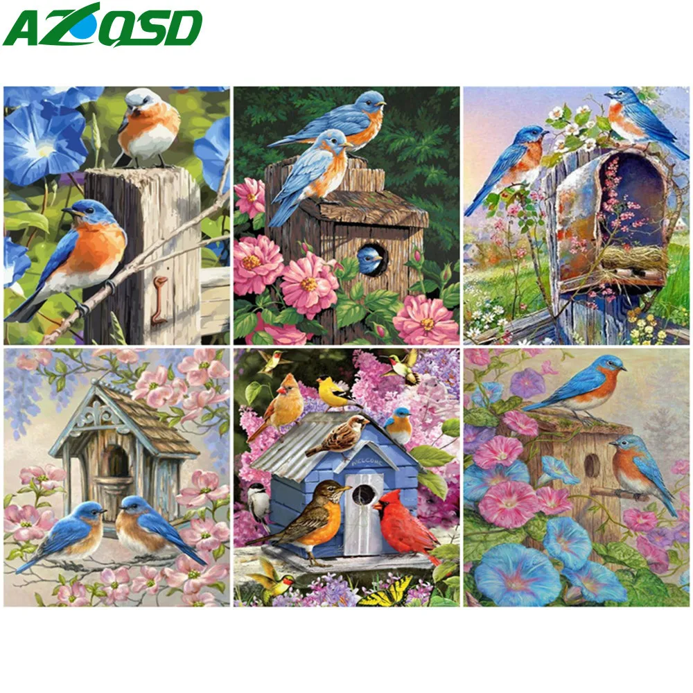 AZQSD Painting By Number Bird Drawing On Canvas Diy Frame Paint By Numbers Animal Kits Handapinted Wall Artworks
AZQSD Painting By Number Bird Drawing On Canvas Diy Frame Paint By Numbers Animal Kits Handapinted Wall Artworks