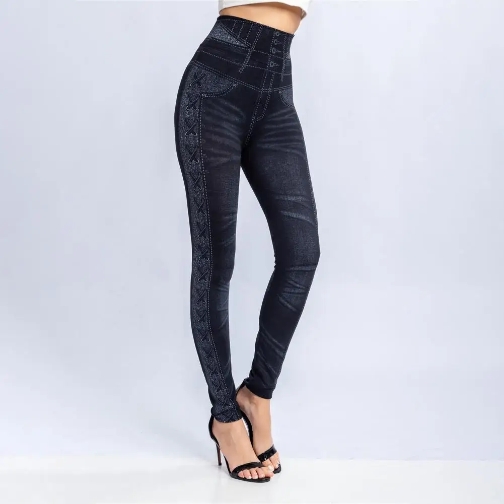 Autumn Imitation Jeans Women Leggings Rope Knot Pattern High Stretchy Women Push Up All Match Faux Denim Jeggings Streetwear
Autumn Imitation Jeans Women Leggings Rope Knot Pattern High Stretchy Women Push Up All Match Faux Denim Jeggings Streetwear