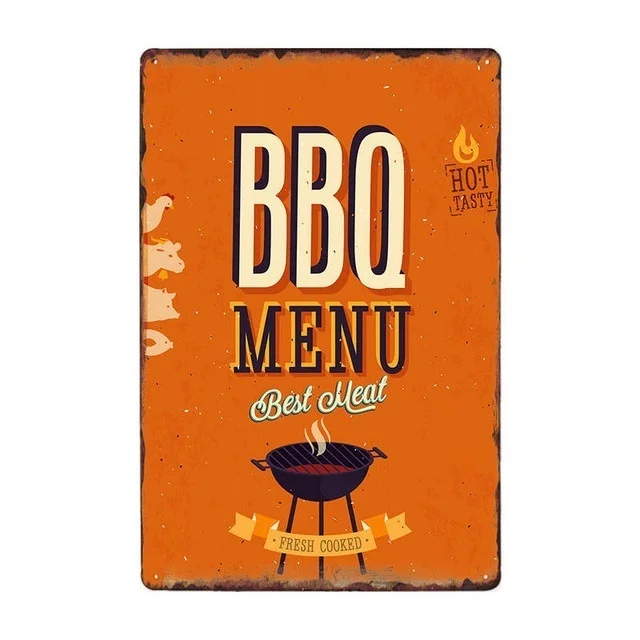 DAD'S BBQ Tin Signs Vintage Metal Plaques Wall Poster Decorative Plates Bar Decoration Farmhouse Decor 20x30cm
DAD'S BBQ Tin Signs Vintage Metal Plaques Wall Poster Decorative Plates Bar Decoration Farmhouse Decor 20x30cm