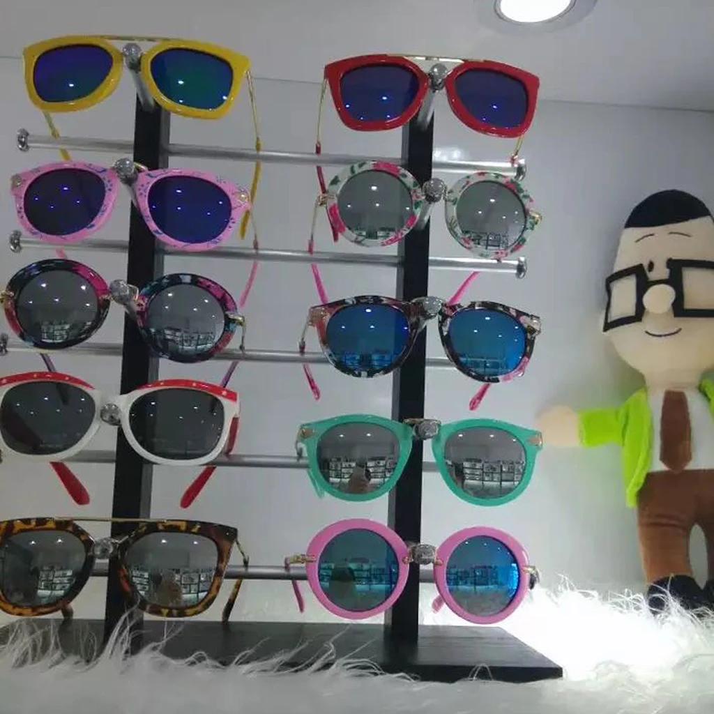 5-Layer Sunglasses Eyeglasses Display Wooden Frame Rack Stand Holder Organizer Black
5-Layer Sunglasses Eyeglasses Display Wooden Frame Rack Stand Holder Organizer Black