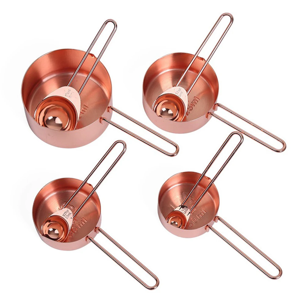 8PCS Stainless Steel Measuring Cups Spoons Set Baking Tea Coffee Spoon Measuring Tools Kitchen Accessories
8PCS Stainless Steel Measuring Cups Spoons Set Baking Tea Coffee Spoon Measuring Tools Kitchen Accessories