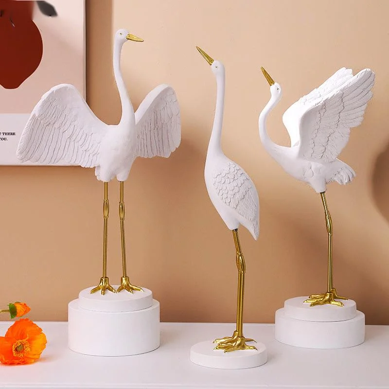 Lovely Fairy Crane Tabletop Ornaments Simulation Animal Figurines Living Room Decoration Furnishings Cute Sculpture
Lovely Fairy Crane Tabletop Ornaments Simulation Animal Figurines Living Room Decoration Furnishings Cute Sculpture