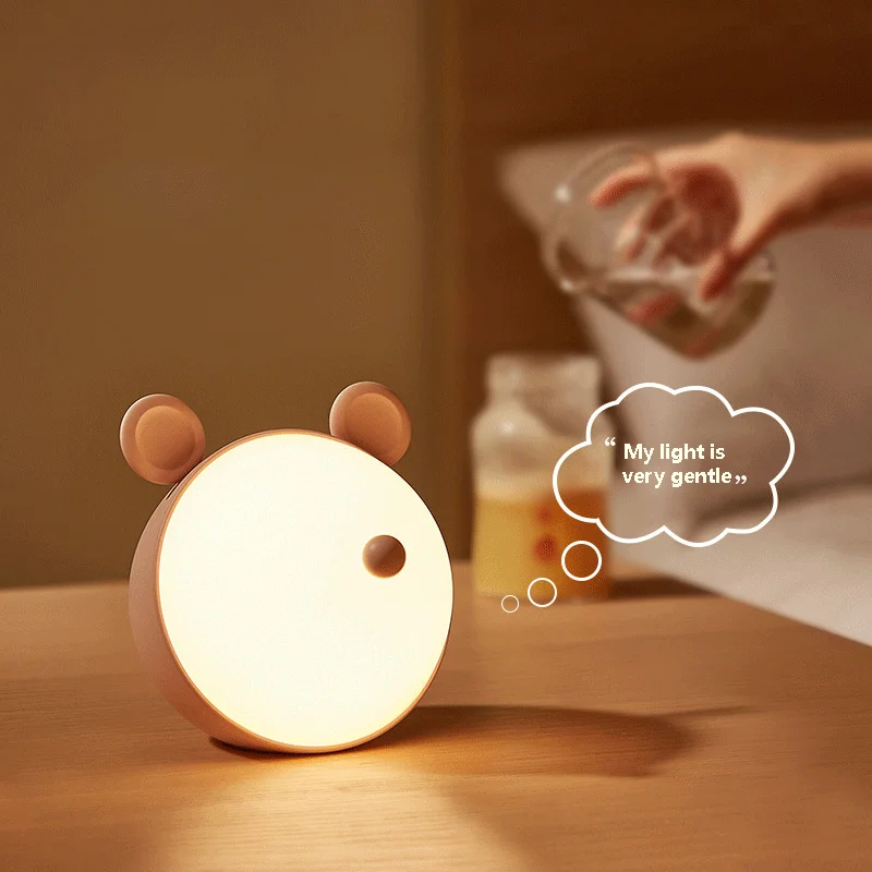 LED night light touch switch with adjustable brightness USB charging bedside lamp baby room decoration mouse shape night light
LED night light touch switch with adjustable brightness USB charging bedside lamp baby room decoration mouse shape night light