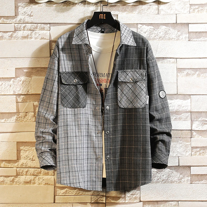 Spring Autumn Plaid Shirt Men Cotton New Male Casual Long Sleeve Shirt High Quality Man Clothes
Spring Autumn Plaid Shirt Men Cotton New Male Casual Long Sleeve Shirt High Quality Man Clothes