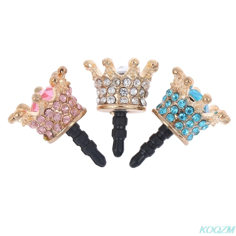 3.5mm Crystal Rhinestones Cellphone Charms Earphone Audio Headphone Anti Jack Crown Dust Plug Phone
3.5mm Crystal Rhinestones Cellphone Charms Earphone Audio Headphone Anti Jack Crown Dust Plug Phone