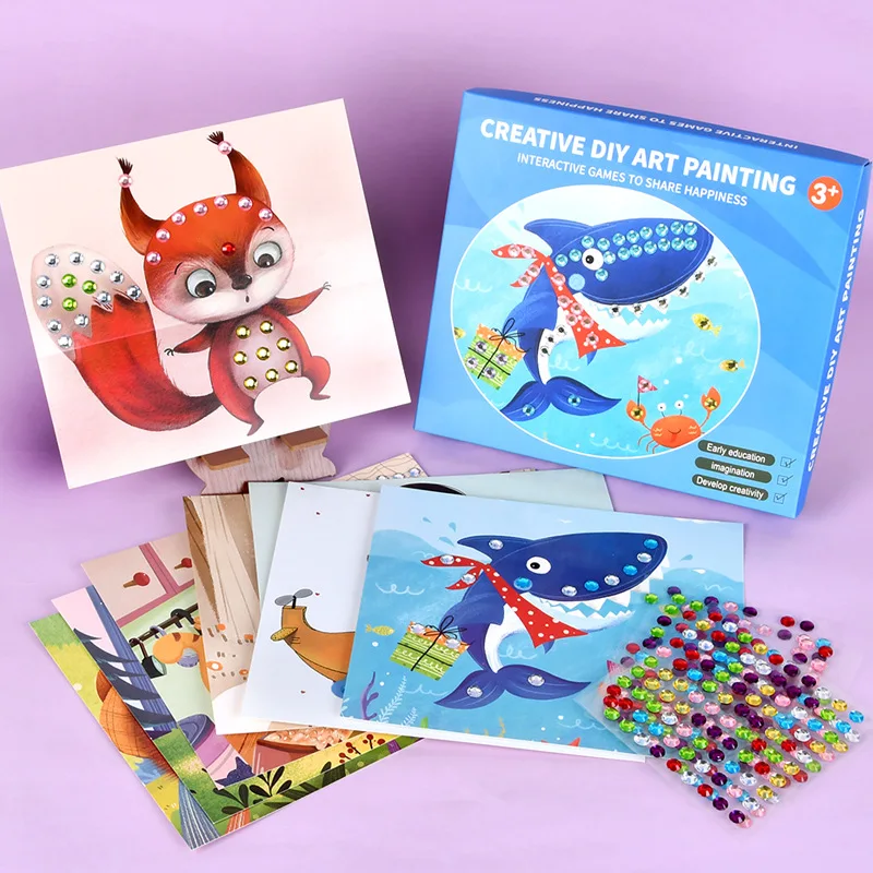 Kids DIY Art Painting Toys Montessori Materials Creative Sticker Educational Toys for Children Funny Craft Drawing Board Games
Kids DIY Art Painting Toys Montessori Materials Creative Sticker Educational Toys for Children Funny Craft Drawing Board Games