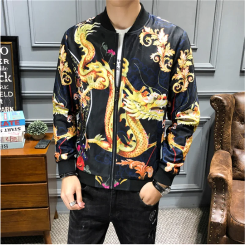 M-5XL Men's Fashion Floral Bomber Jacket Long Sleeve Zip Jacket Jacket Men's Casual Jacket
M-5XL Men's Fashion Floral Bomber Jacket Long Sleeve Zip Jacket Jacket Men's Casual Jacket