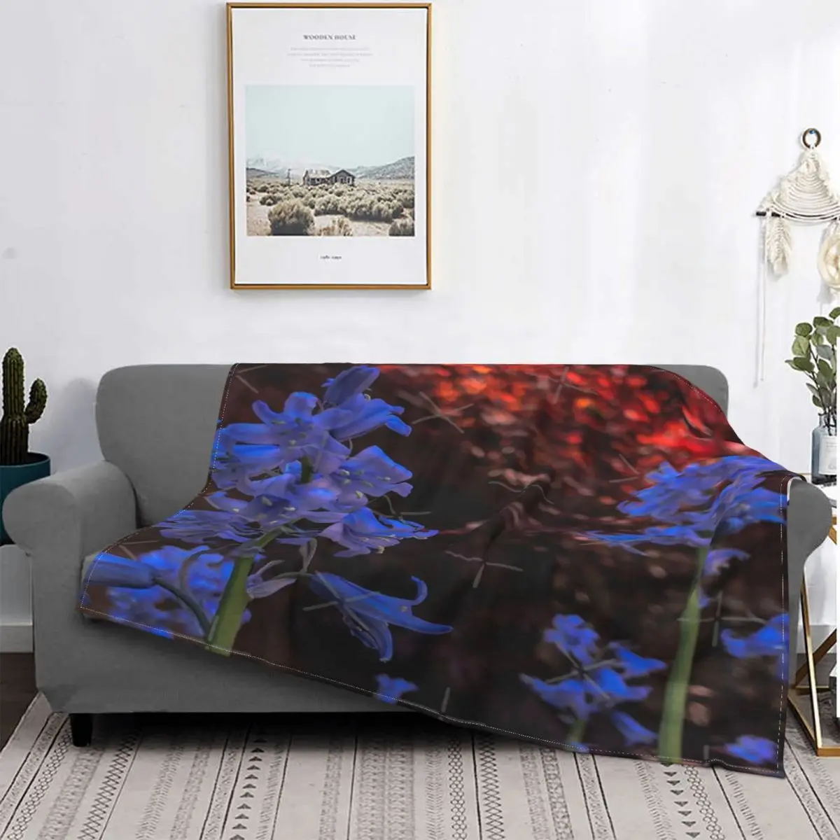 Bluebells-Manta a cuadros para cama, colcha para sofah, manta de пикник, manta para cama
Bluebells-Manta a cuadros para cama, colcha para sofah, manta de пикник, manta para cama