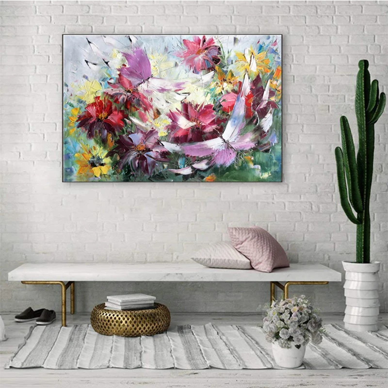 Thick Oil Painting Hand-Painted Abstract Butterfly Wall Paintings Picture 100%Handmade Artwork Living Room Home Decor Unframed
Thick Oil Painting Hand-Painted Abstract Butterfly Wall Paintings Picture 100%Handmade Artwork Living Room Home Decor Unframed