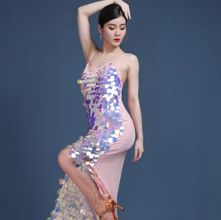 Latin Dance Dress Costumes Latin Dancing Shinning Women Latindance Night Club Set Competition Latino Long Dresses Big Sequins
Latin Dance Dress Costumes Latin Dancing Shinning Women Latindance Night Club Set Competition Latino Long Dresses Big Sequins