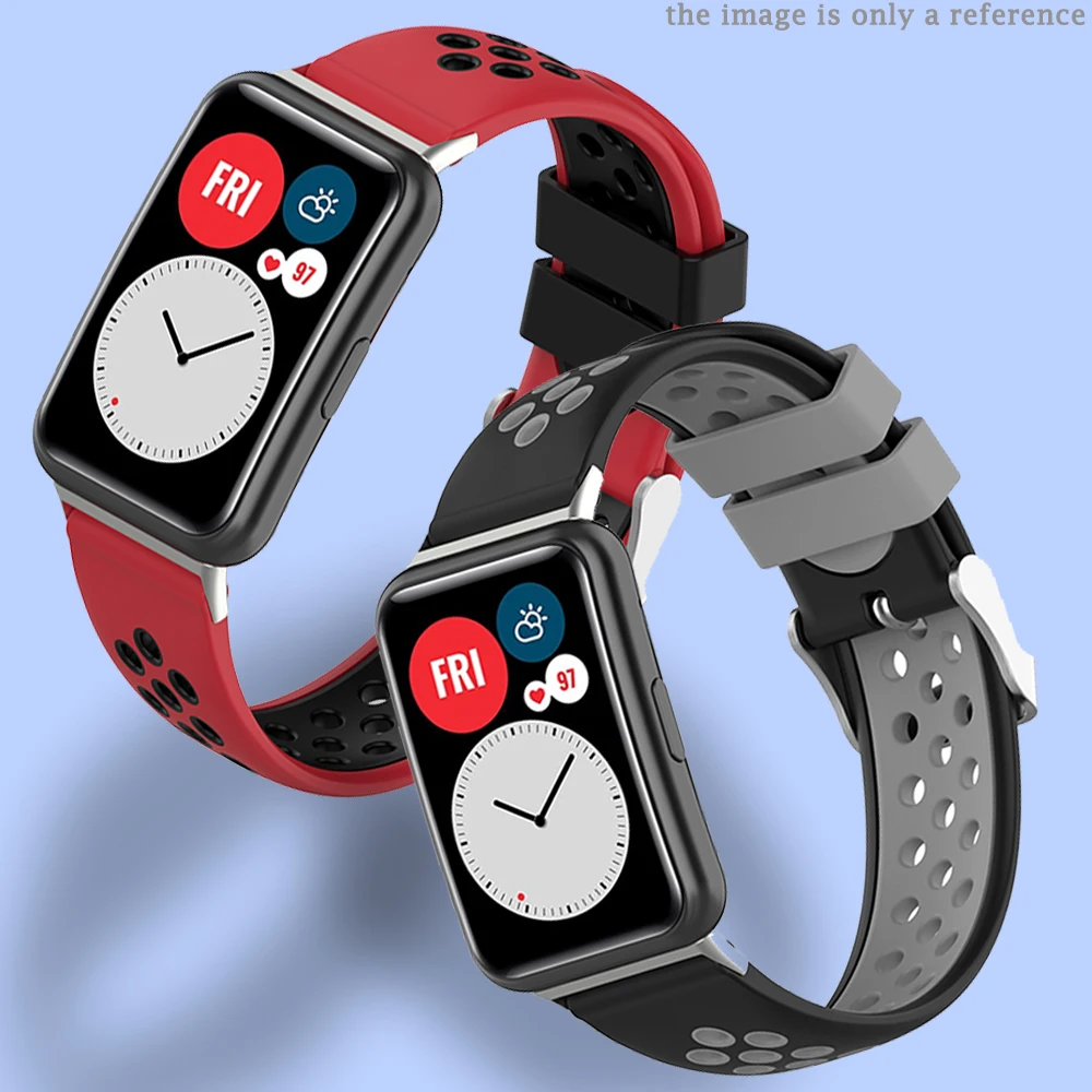 wrist strap for Huawei watch fit bracelet accessories silicone sport double-color wristband adjustable strap for huawei fit loop
wrist strap for Huawei watch fit bracelet accessories silicone sport double-color wristband adjustable strap for huawei fit loop