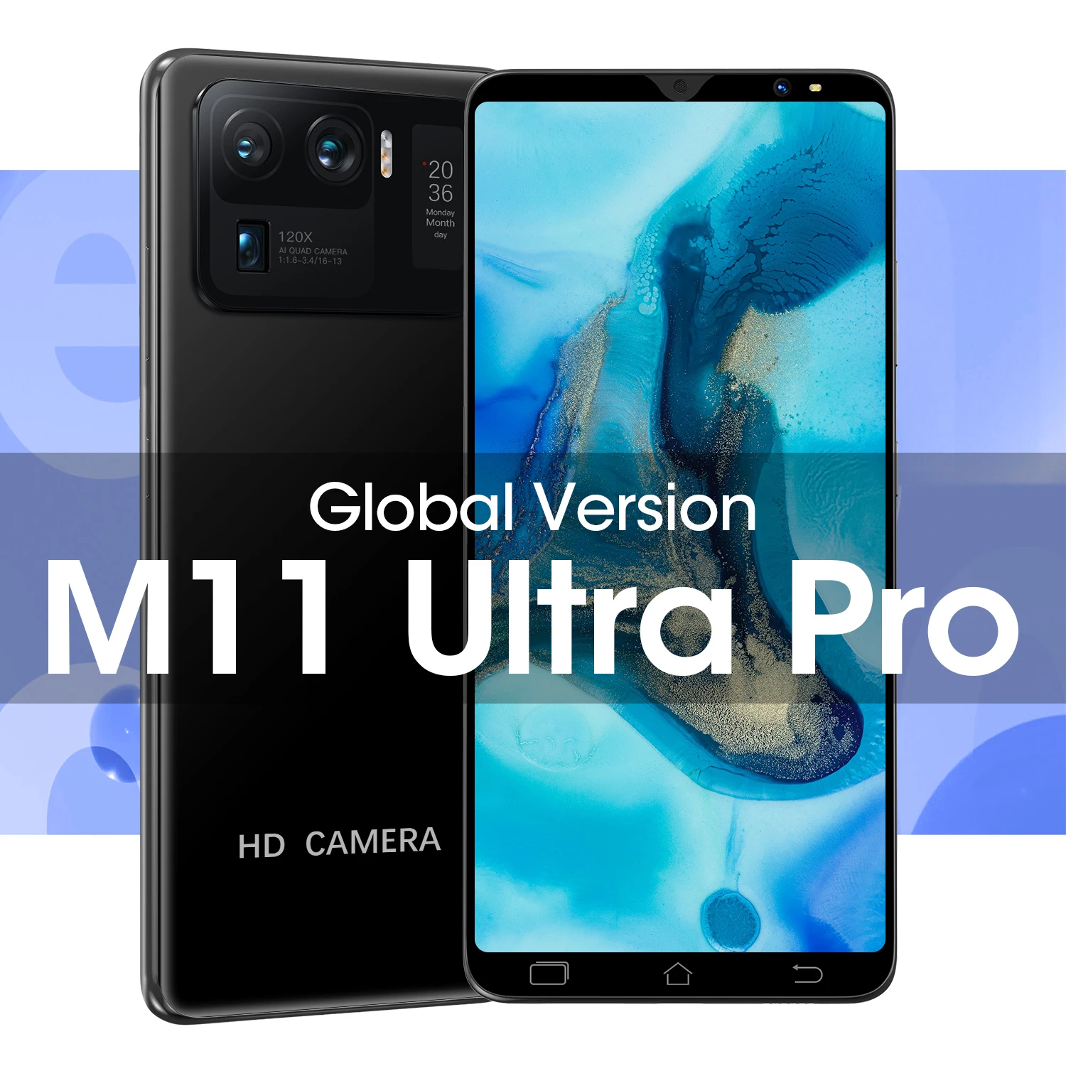 M11 Ultra Pro 6.1 Inch Global Version Smartphone HD Screen 6+128GB Android Google GPS 4800mAh Unlocked 4G 5G Network Mobilephone
M11 Ultra Pro 6.1 Inch Global Version Smartphone HD Screen 6+128GB Android Google GPS 4800mAh Unlocked 4G 5G Network Mobilephone