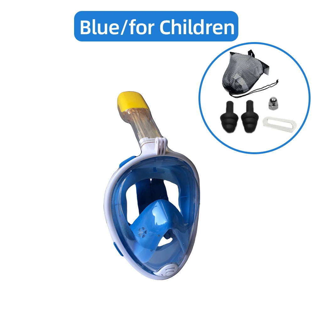 Children Full Face Snorkel Swimming Mask Diving Anti-Fog Scuba Gear Set Underwater Goggles Breathing System for Kids Adult
Children Full Face Snorkel Swimming Mask Diving Anti-Fog Scuba Gear Set Underwater Goggles Breathing System for Kids Adult