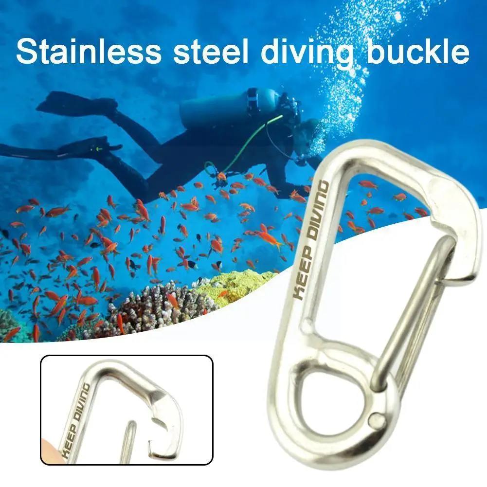 316 Steel Simple Hook Safety Diving Buckle Diving Durable Buckle Scuba Di Accessories Hook Diving Kayak Clip Bolt Snap Q6n1
316 Steel Simple Hook Safety Diving Buckle Diving Durable Buckle Scuba Di Accessories Hook Diving Kayak Clip Bolt Snap Q6n1