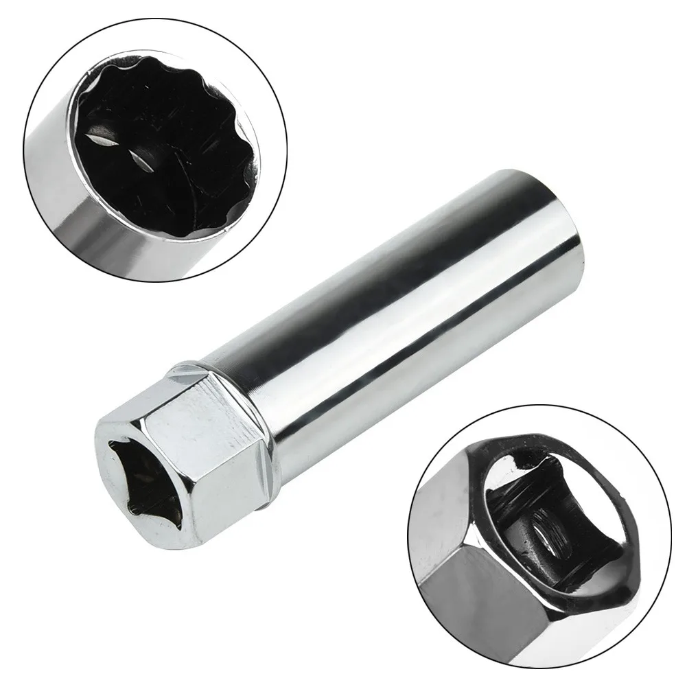 Car Mini 14mm Spark Plug Key Removal Tool 3/8 Inch Drive For Benz BMW Nissan Bright Silver Stainless Steel Socket Wrench
Car Mini 14mm Spark Plug Key Removal Tool 3/8 Inch Drive For Benz BMW Nissan Bright Silver Stainless Steel Socket Wrench