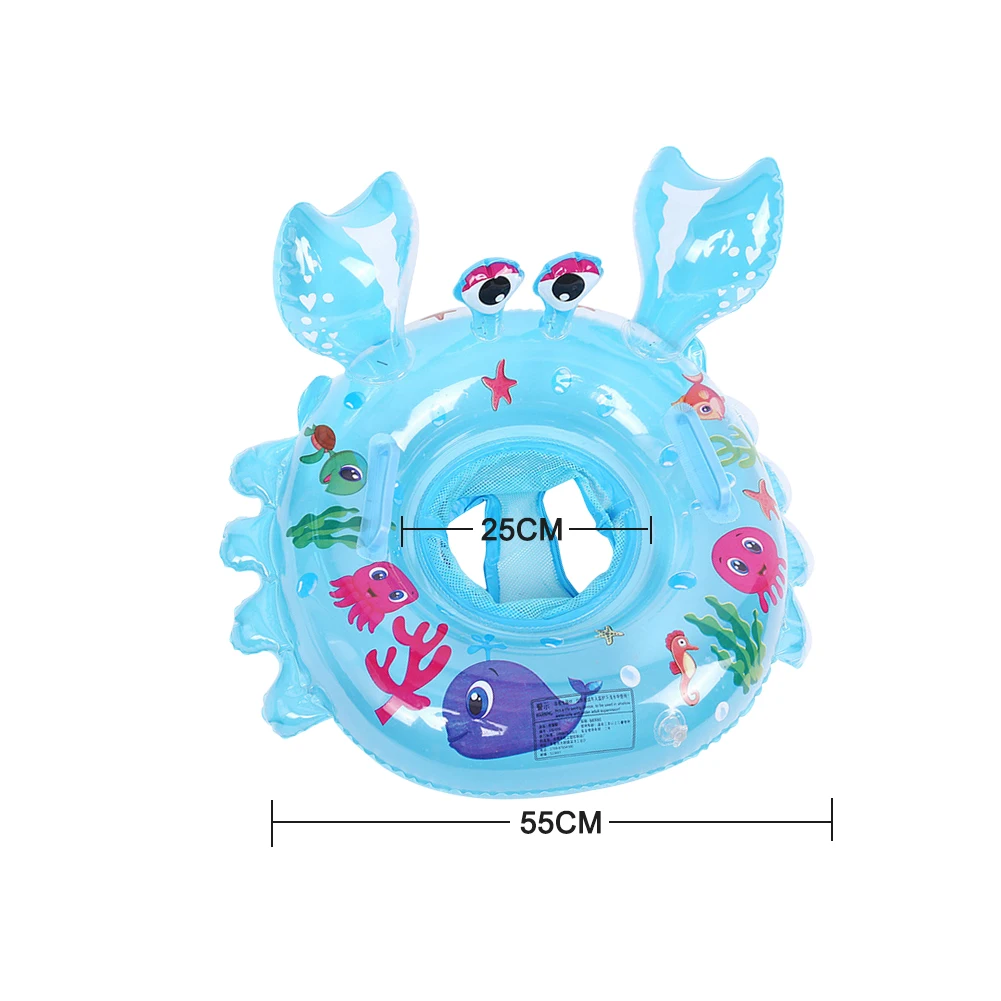 PVC Blue/Pink Cartoon Crab Children Swimming Ring Pool Inflatable Swim Floating Circle for Baby Water Seat Toys for Pool Pond
PVC Blue/Pink Cartoon Crab Children Swimming Ring Pool Inflatable Swim Floating Circle for Baby Water Seat Toys for Pool Pond