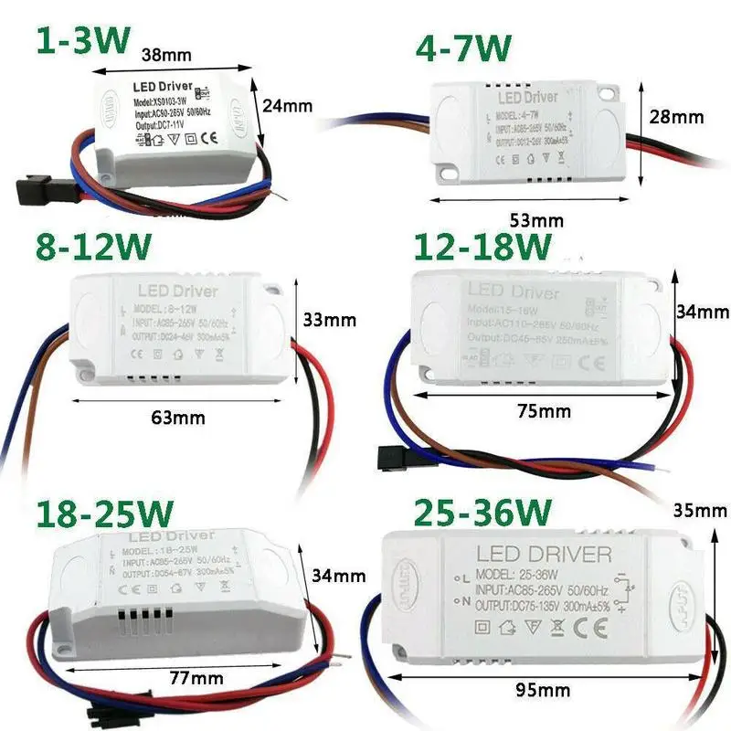 LED Drive Bulb Candle Lamp Filament Panel Light LED External Power Lighting Wide Supply AC85-265V 1W Transformers 3W Voltag E4G0
LED Drive Bulb Candle Lamp Filament Panel Light LED External Power Lighting Wide Supply AC85-265V 1W Transformers 3W Voltag E4G0