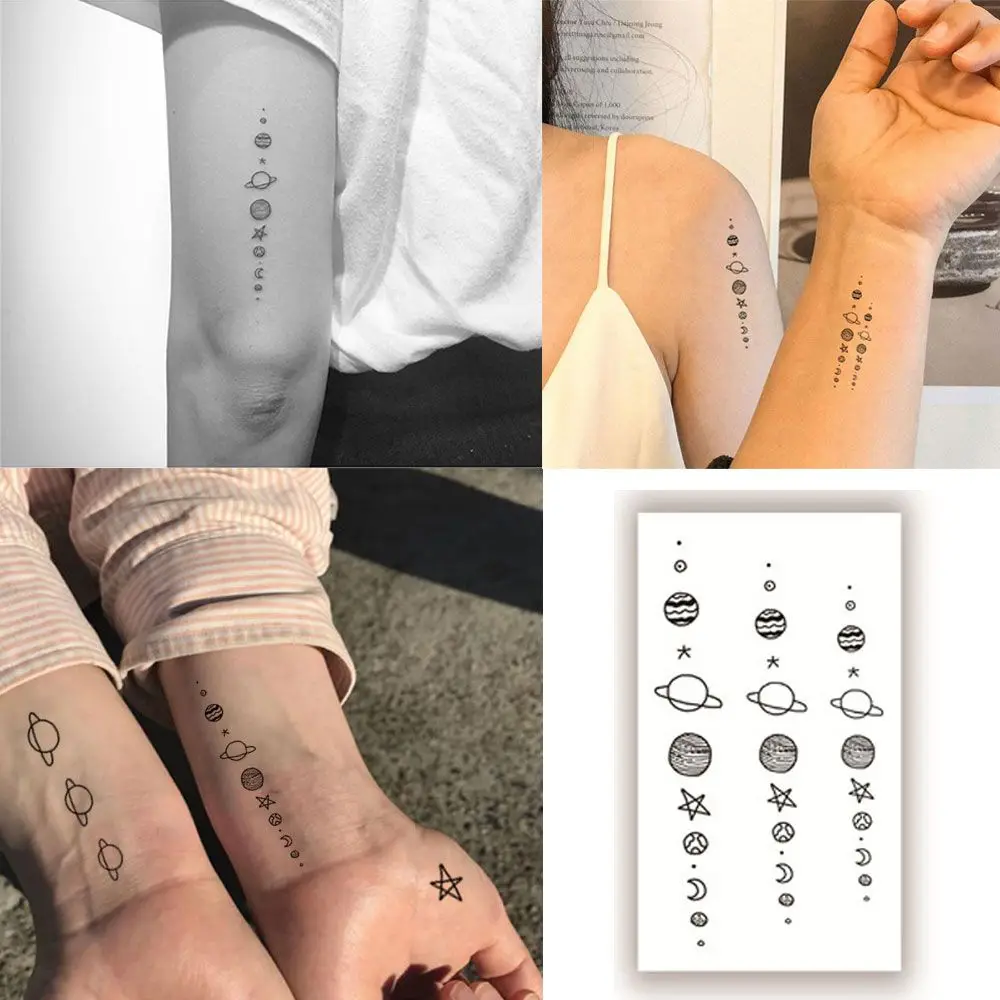 Easy To Use Planet Moon Swallows Pattern Dark Style Fake Tattoos Temporary Effect Waterproof Product Tattoo Sticker
Easy To Use Planet Moon Swallows Pattern Dark Style Fake Tattoos Temporary Effect Waterproof Product Tattoo Sticker