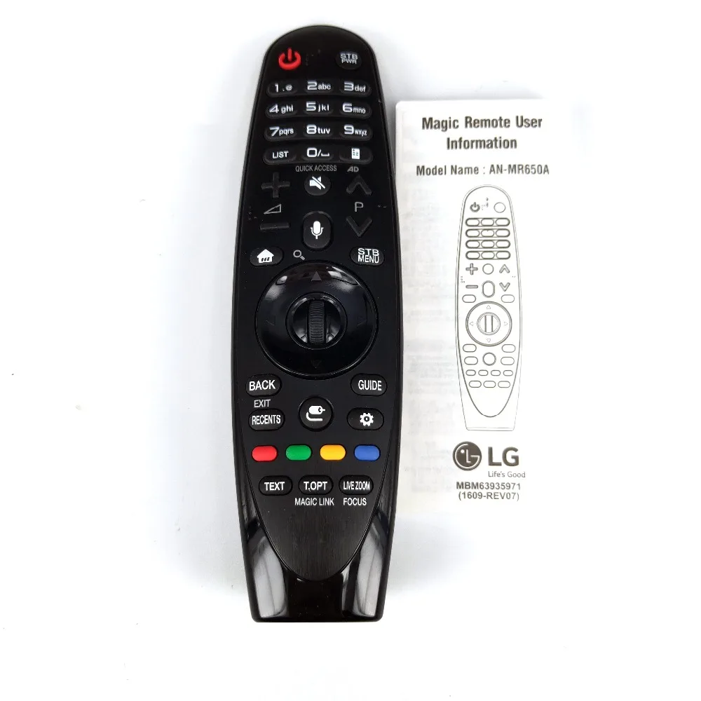 NEW Original AN-MR650A for LG Magic Remote Control with Voice Mate for Select 2017 Smart television 65uj620y Fernbedienung
NEW Original AN-MR650A for LG Magic Remote Control with Voice Mate for Select 2017 Smart television 65uj620y Fernbedienung