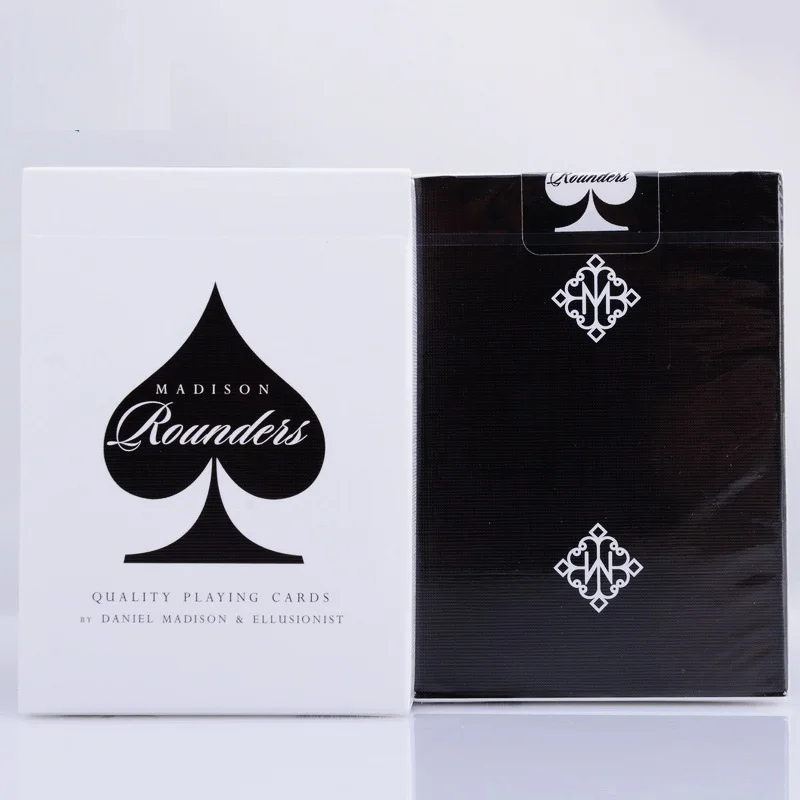 1 шт. Ellusionist Madison Rounders черная/белая колода высокое качество волшебные карты