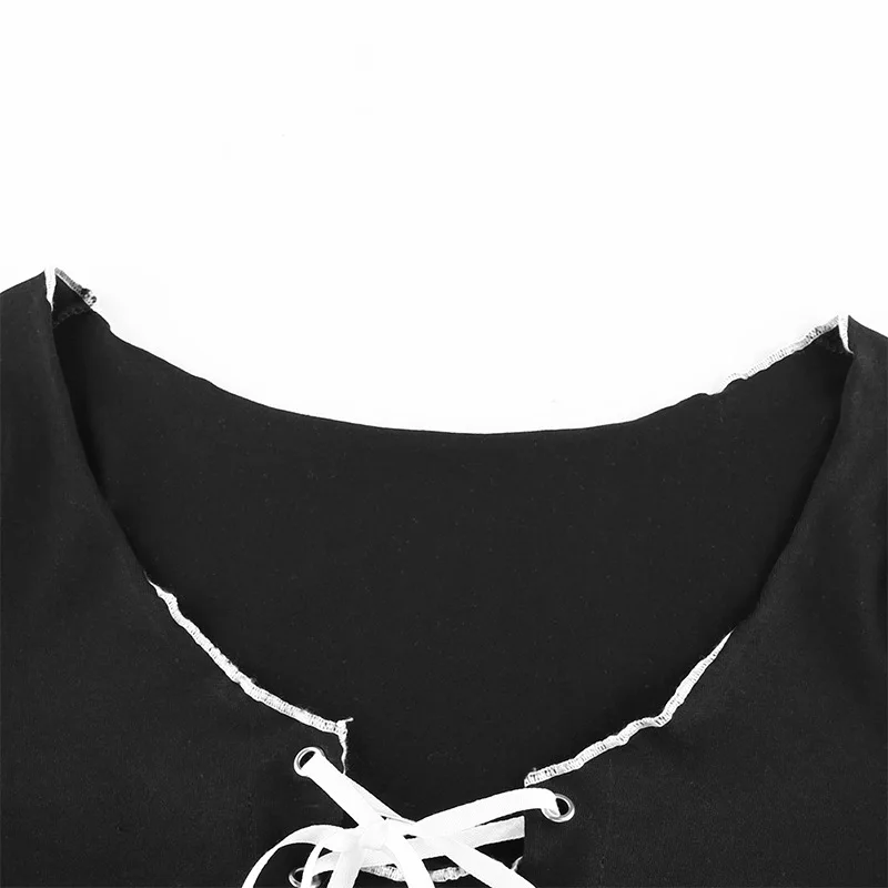Women\u2019s Slimming Crop Tops Short Sleeve Hollowed Bandage V-neck Ruffled T Shirt Casual Clothes for Summer
Women\u2019s Slimming Crop Tops Short Sleeve Hollowed Bandage V-neck Ruffled T Shirt Casual Clothes for Summer