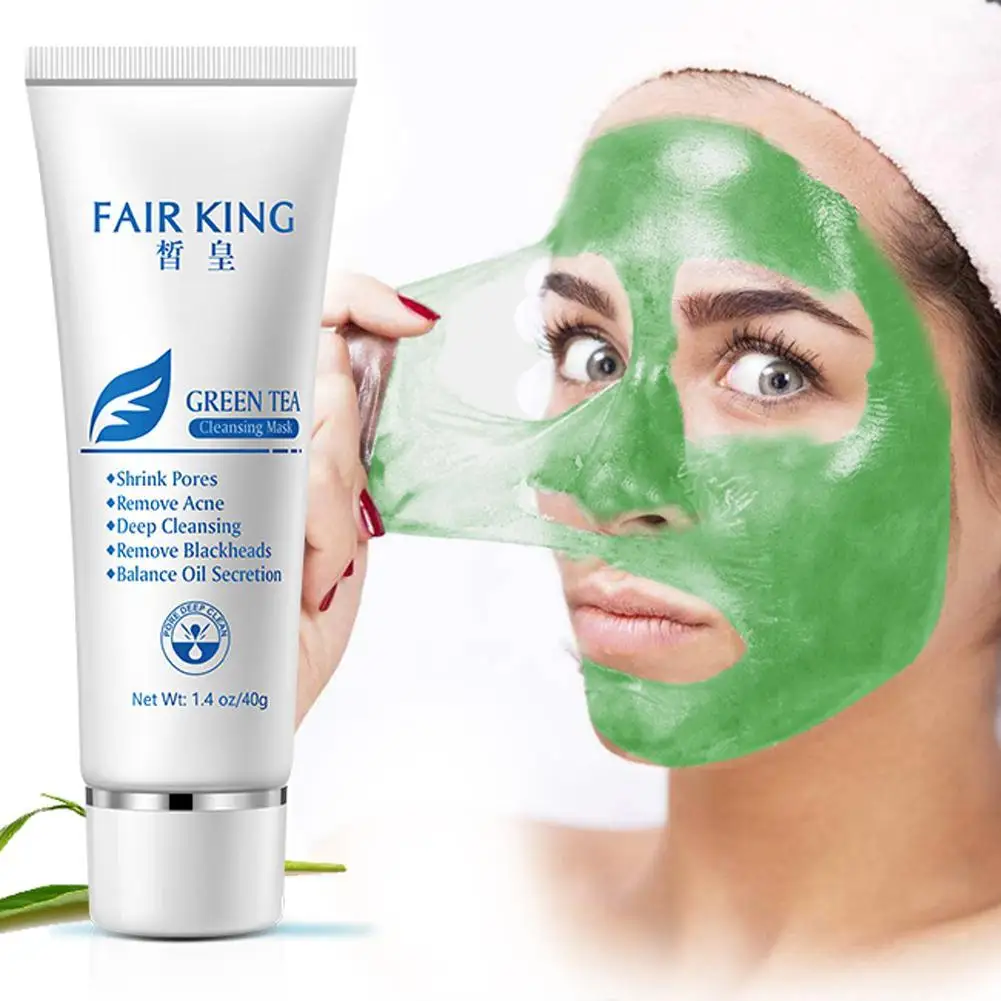 40g Green Tea Face Peel Mask Blackhead Remover Acne Treatment Nose Oil-control Mud Pore Strip Mask Peel Off Mask
40g Green Tea Face Peel Mask Blackhead Remover Acne Treatment Nose Oil-control Mud Pore Strip Mask Peel Off Mask