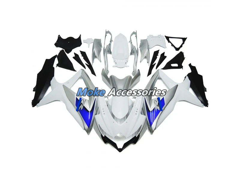 Motorcycle Fairings Kit Fit For gsxr600/750 2008 2009 2010 Bodywork Set High Quality ABS Injection New Silver Blue White 
Motorcycle Fairings Kit Fit For gsxr600/750 2008 2009 2010 Bodywork Set High Quality ABS Injection New Silver Blue White