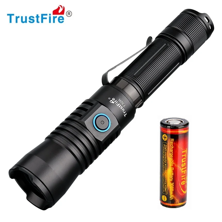 TrustFire T30R LEP Laser Tactical Flashlight 460LM USB Type C Rechargeable Torch Lighter 1000M for Outdoor Lighting Self Defense
TrustFire T30R LEP Laser Tactical Flashlight 460LM USB Type C Rechargeable Torch Lighter 1000M for Outdoor Lighting Self Defense