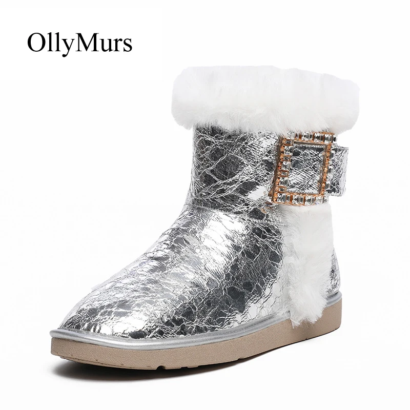 Winter Crystal Warm Shoes Women Fashion Rhinestones Snow Boots Shoes Lady Ankle footware Plush Female botas mujer Boots with Fur
Winter Crystal Warm Shoes Women Fashion Rhinestones Snow Boots Shoes Lady Ankle footware Plush Female botas mujer Boots with Fur