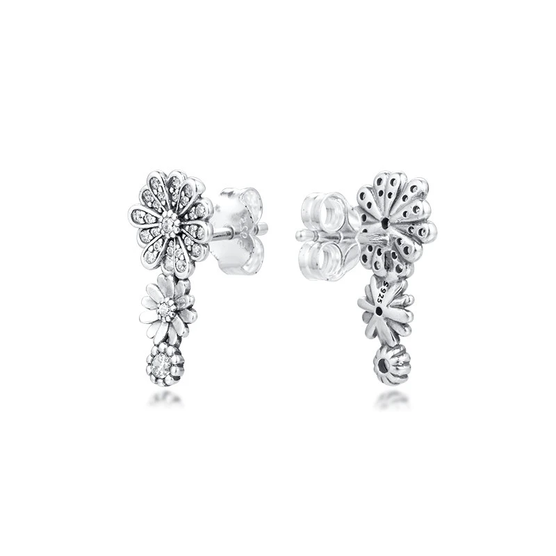 Sparkling Daisy Flower Trio Stud Earrings for Women 925 Sterling Silver Earrings Jewelry Flower Women Earrings Crystal Jewellery
Sparkling Daisy Flower Trio Stud Earrings for Women 925 Sterling Silver Earrings Jewelry Flower Women Earrings Crystal Jewellery