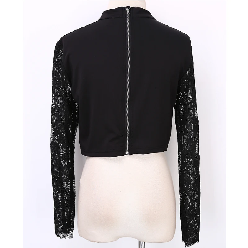 Meihuida Womens Sexy Halter Long Sleeve Slim Lace Flore Solid Skinny Short Shirt Crop Tops Nightclub Wear
Meihuida Womens Sexy Halter Long Sleeve Slim Lace Flore Solid Skinny Short Shirt Crop Tops Nightclub Wear