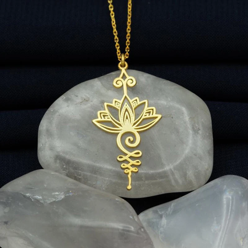 2021 New Creativity Unalome Pendant Necklace For women Hippie Chains Necklace With Lotus Flower-Yoga Jewelry
2021 New Creativity Unalome Pendant Necklace For women Hippie Chains Necklace With Lotus Flower-Yoga Jewelry