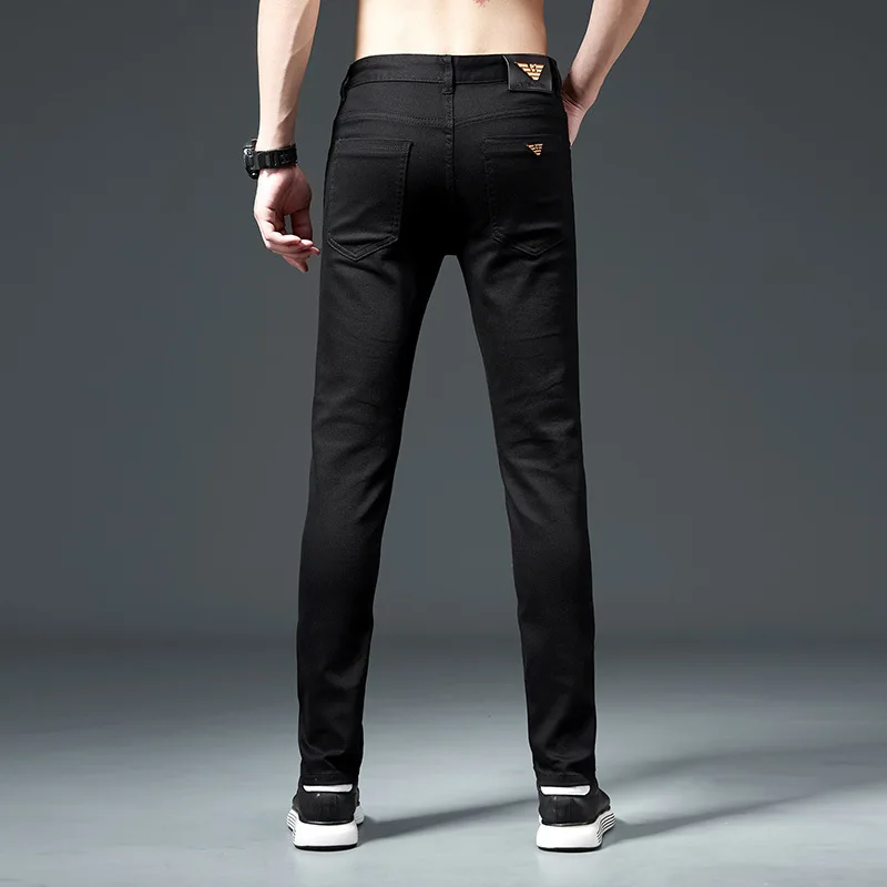 Prue Black Men Jeans Slim Elastic Italy Eagle Brand Autumn Fashion Business Trousers Male Classic Cotton Jeans Denim Pants
Prue Black Men Jeans Slim Elastic Italy Eagle Brand Autumn Fashion Business Trousers Male Classic Cotton Jeans Denim Pants