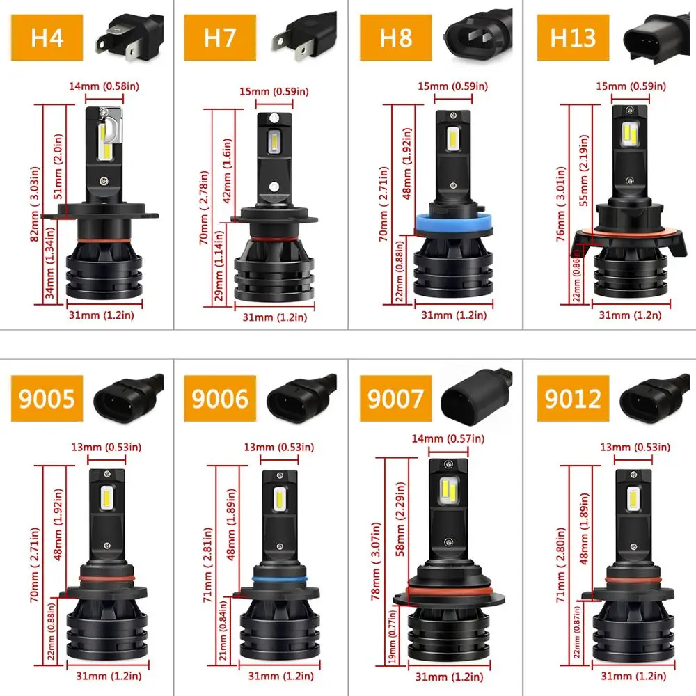 2Pcs LED Headlight H7 H4 H13 H8 9005 9006 LED Lamp For VW Golf 6 Jetta MK5 MK6 GTI Passat B6 B7 CC Tiguan 6000K Auto Head Light
2Pcs LED Headlight H7 H4 H13 H8 9005 9006 LED Lamp For VW Golf 6 Jetta MK5 MK6 GTI Passat B6 B7 CC Tiguan 6000K Auto Head Light