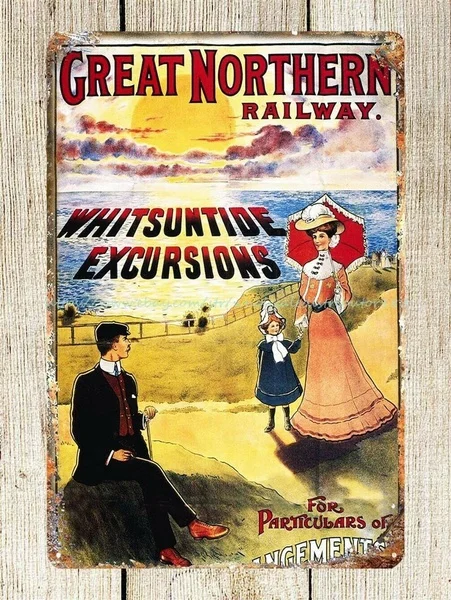 buy unframed art Great Northern railway Whitsuntide Excursions metal tin sign 20x30cm 8x12inch 30x40cm
buy unframed art Great Northern railway Whitsuntide Excursions metal tin sign 20x30cm 8x12inch 30x40cm
