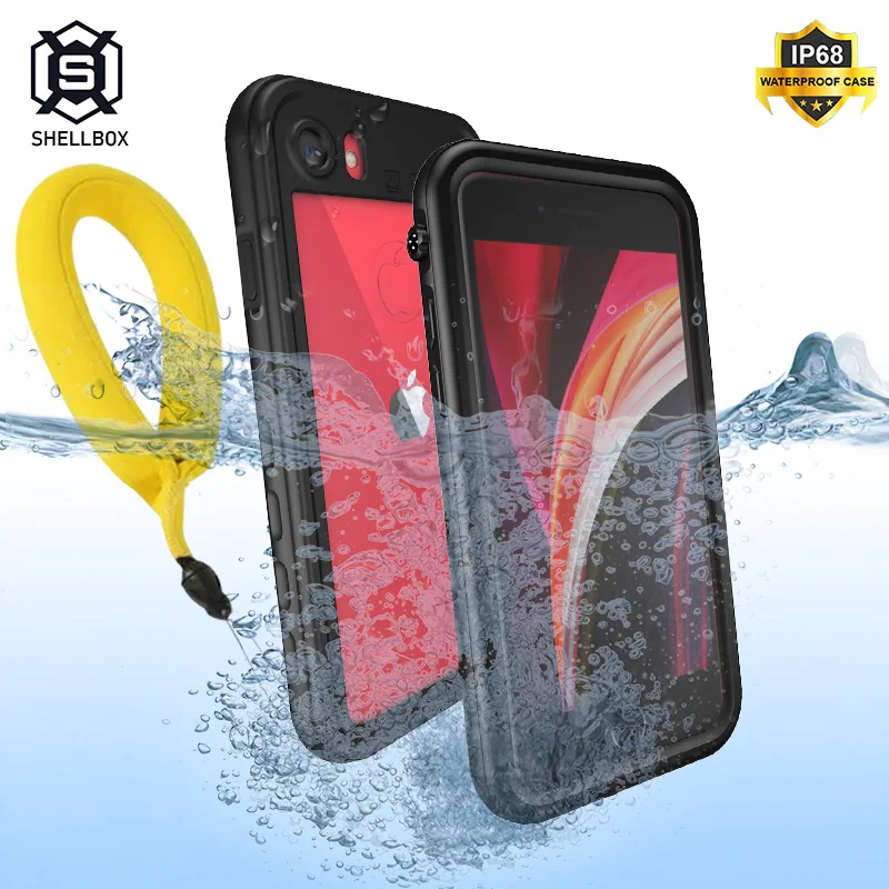 Водонепроницаемый чехол Shellbox для iPhone SE 2020 противоударный 11 Pro Max XR XS Чехол