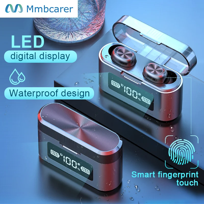 Bluetooth 5.0 Earphone Wireless Bluetooth Stereo Microphone Sports Waterproof Touch Control Music Earbuds For Phone
Bluetooth 5.0 Earphone Wireless Bluetooth Stereo Microphone Sports Waterproof Touch Control Music Earbuds For Phone