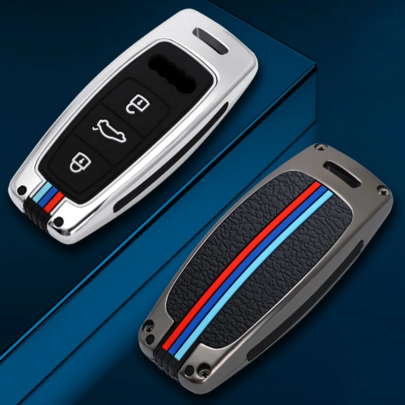 Hot selling New Car styling Metal Slicone smart Key Cover Key Shell folding key Protection Covers for Audi Q5 Q7 A3 A4 A6 R8 S3
Hot selling New Car styling Metal Slicone smart Key Cover Key Shell folding key Protection Covers for Audi Q5 Q7 A3 A4 A6 R8 S3