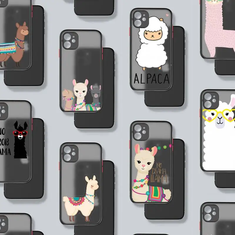cute lamas Alpaca animals Phone Case matte transparent For iphone 7 8 11 12 plus mini x xs xr pro max cover
cute lamas Alpaca animals Phone Case matte transparent For iphone 7 8 11 12 plus mini x xs xr pro max cover