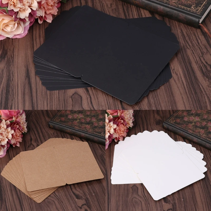 10Pcs Blank Folding Kraft Paper Cards Greeting Card Christmas Wedding Crafts
10Pcs Blank Folding Kraft Paper Cards Greeting Card Christmas Wedding Crafts
