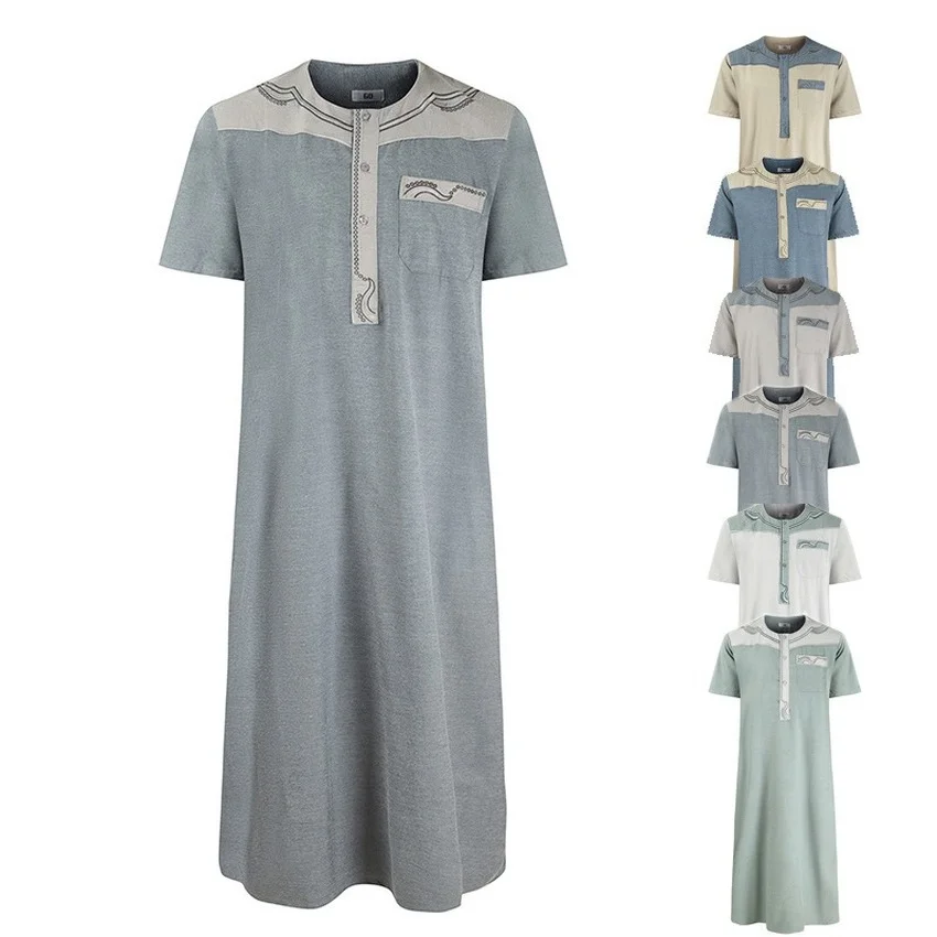 6 Style Dubai Kaftan Dress Arabic Kaftan Abaya Man Muslim Fashion Qamis Homme Modest Clothes Mens Solid Color Islamic Clothing
6 Style Dubai Kaftan Dress Arabic Kaftan Abaya Man Muslim Fashion Qamis Homme Modest Clothes Mens Solid Color Islamic Clothing