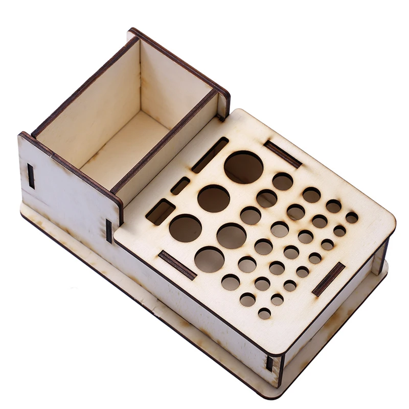 Wooden Leathercraft Tools Rack Stand Leather Craft Stamping Punching Tools Holder Organizer Storage Box for Tools 
Wooden Leathercraft Tools Rack Stand Leather Craft Stamping Punching Tools Holder Organizer Storage Box for Tools