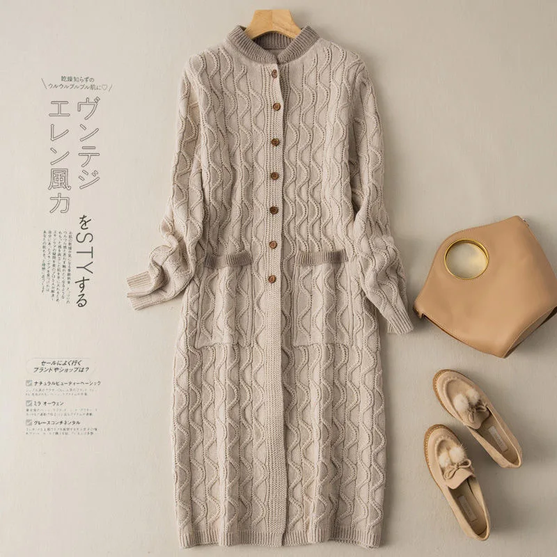 Casual Long Knitted Cardigan Women Tops Mujer Vintage Loose Sweater Coat Solid Oversized Jumper Korean Fashion Clothes
Casual Long Knitted Cardigan Women Tops Mujer Vintage Loose Sweater Coat Solid Oversized Jumper Korean Fashion Clothes