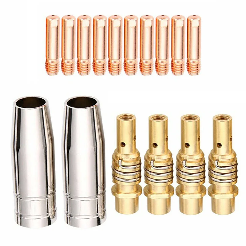 11pcs/Set Mig Welding Torch Nozzle Welder Tips Holders Contact Tip For Binzel 15AK MIG Welder Consumable Welding Tool
11pcs/Set Mig Welding Torch Nozzle Welder Tips Holders Contact Tip For Binzel 15AK MIG Welder Consumable Welding Tool