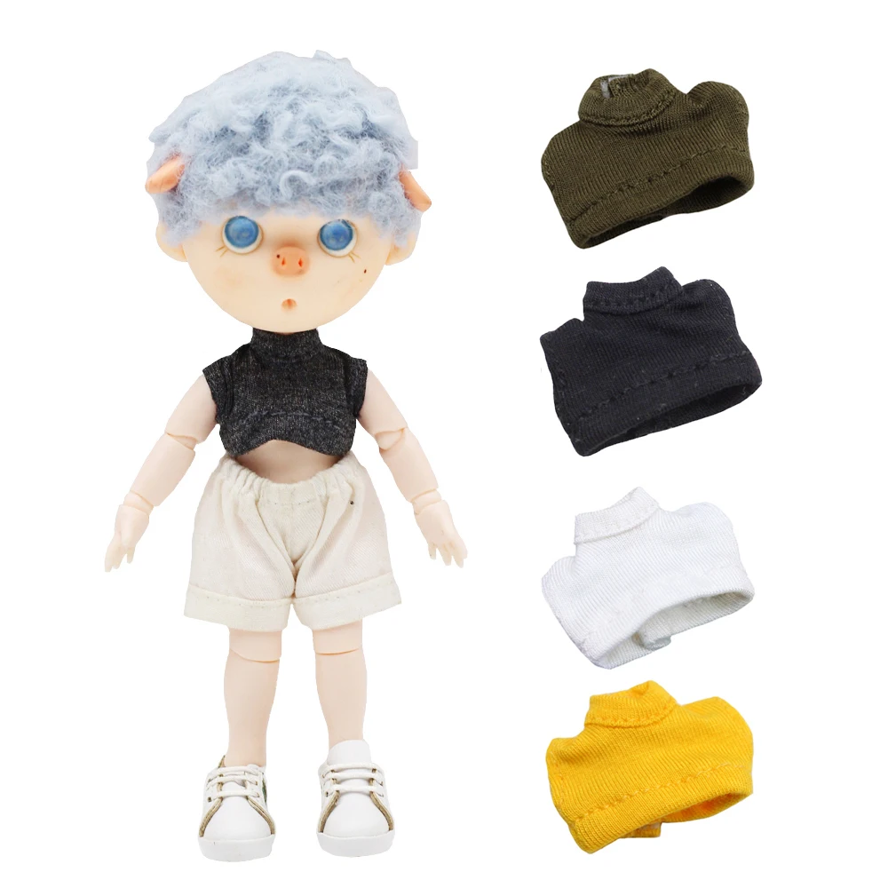 Новинка одежда для малышей ob11 футболка без рукавов Одежда кукол жилет obitsu11