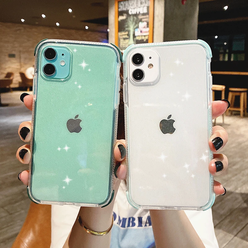 Luxury Shining Glitter Powder Phone Case For iPhone 12 Pro Max Mini 11 X XR XS 8 7 Plus Transparent Soft Shockproof Bling Cover
Luxury Shining Glitter Powder Phone Case For iPhone 12 Pro Max Mini 11 X XR XS 8 7 Plus Transparent Soft Shockproof Bling Cover