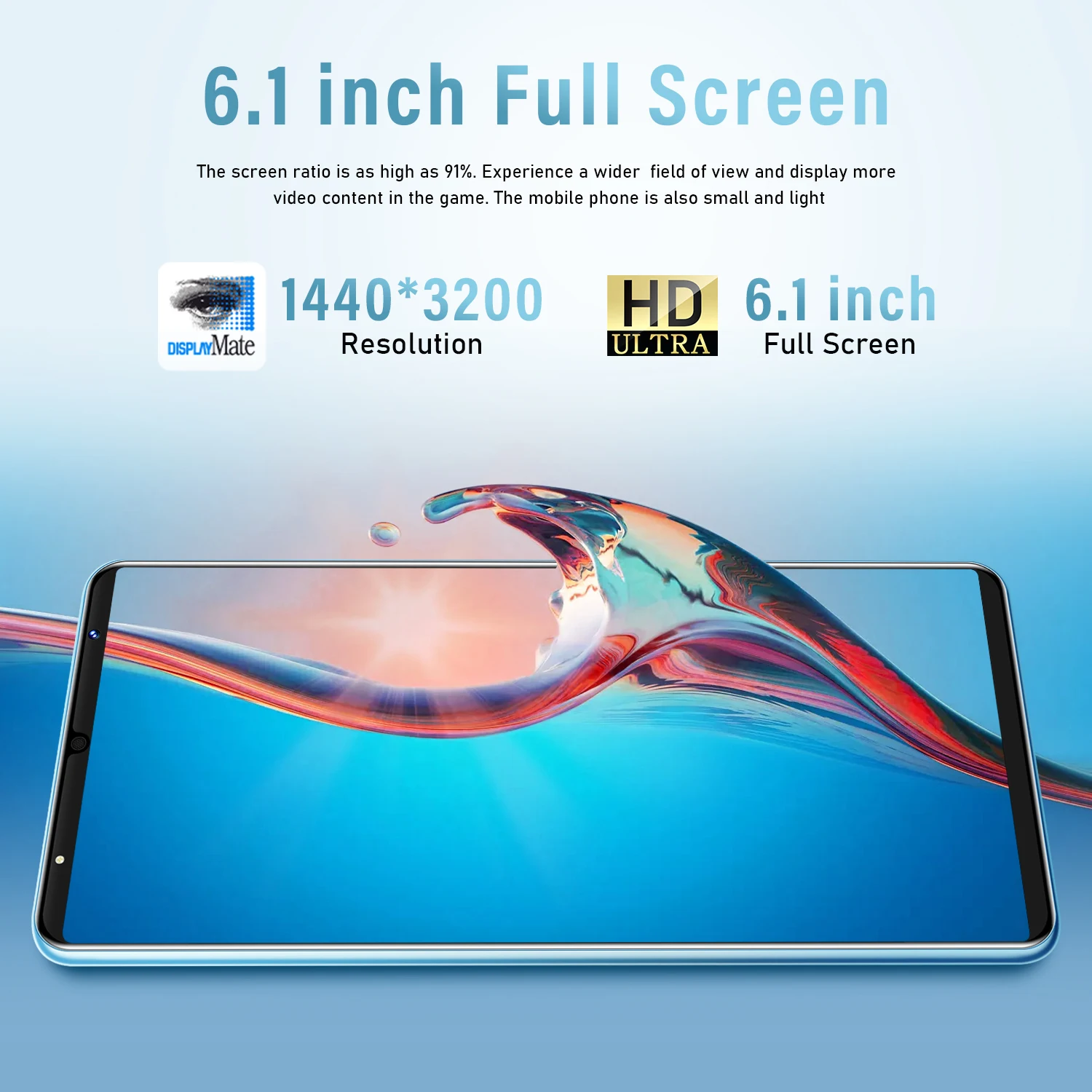 Global Version M11 6.1 Smartphone Global Unlock HD 8G+256GB Android 10.0 24+32MP Camera 5200mAh Big Battery Cell Phone
Global Version M11 6.1 Smartphone Global Unlock HD 8G+256GB Android 10.0 24+32MP Camera 5200mAh Big Battery Cell Phone